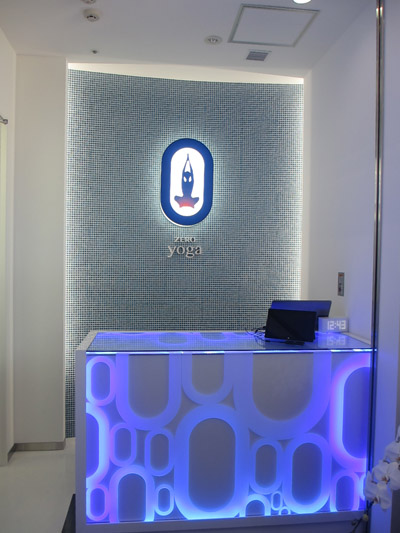 岩盤浴 空間デザインのホットマーク Works 岩盤ホットスタジオ ゼロヨガ銀座